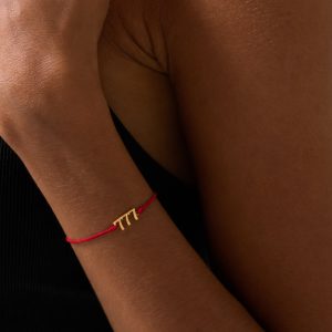 777 Red String Bolo Bracelet
