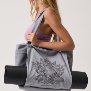 Mandala Lotus Yoga Tote