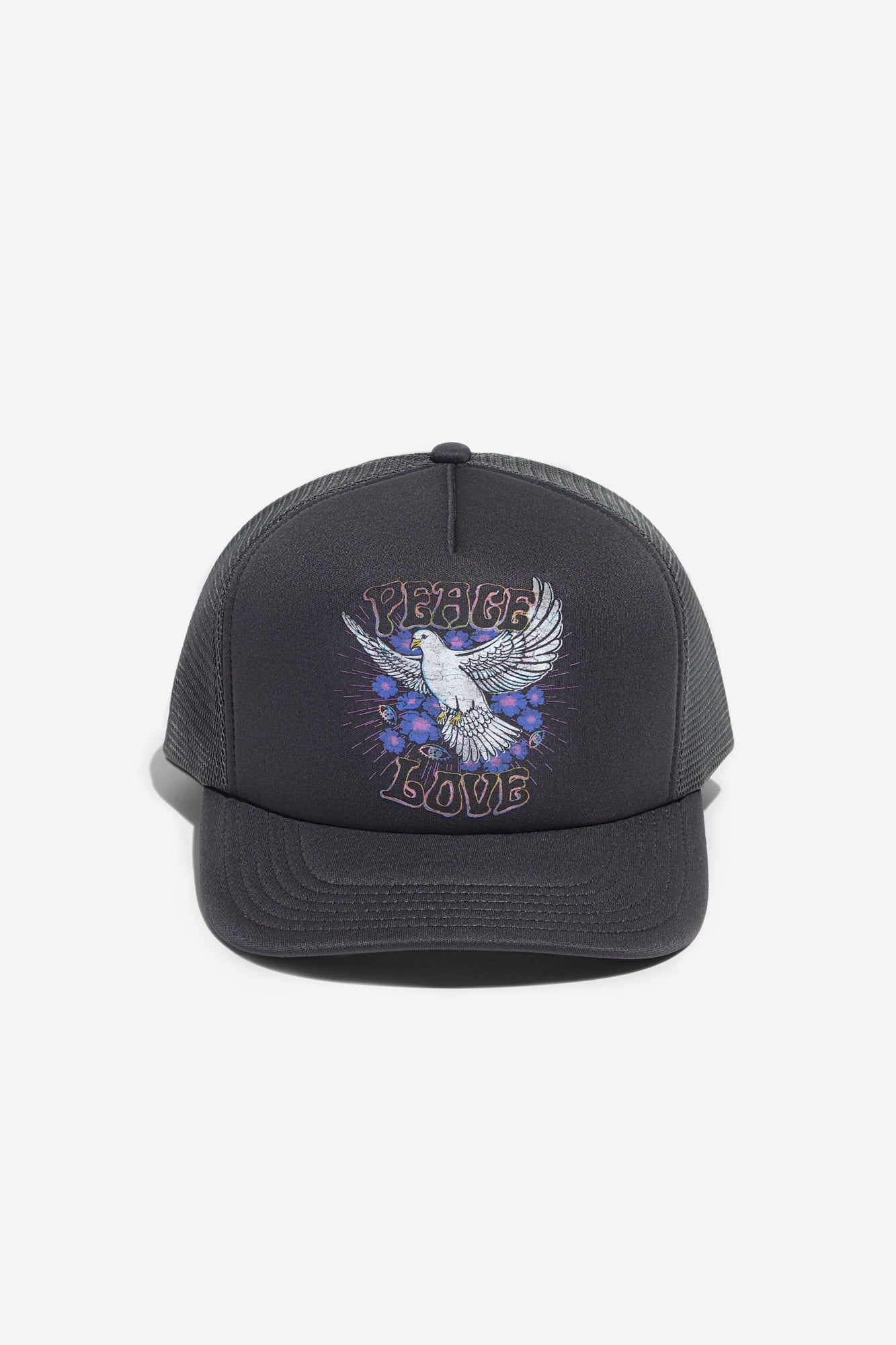 Peace Love Trucker Hat