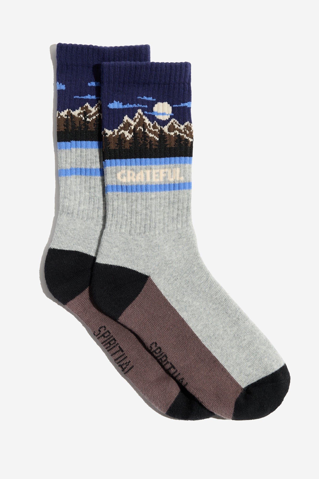 Mt Grateful Crew Sock