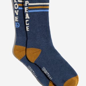 Peace Love Crew Sock
