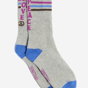 Peace Love Crew Sock
