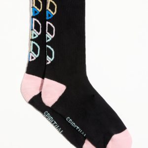 Peace Emblem Crew Sock