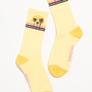 Sunset Stripe Crew Sock