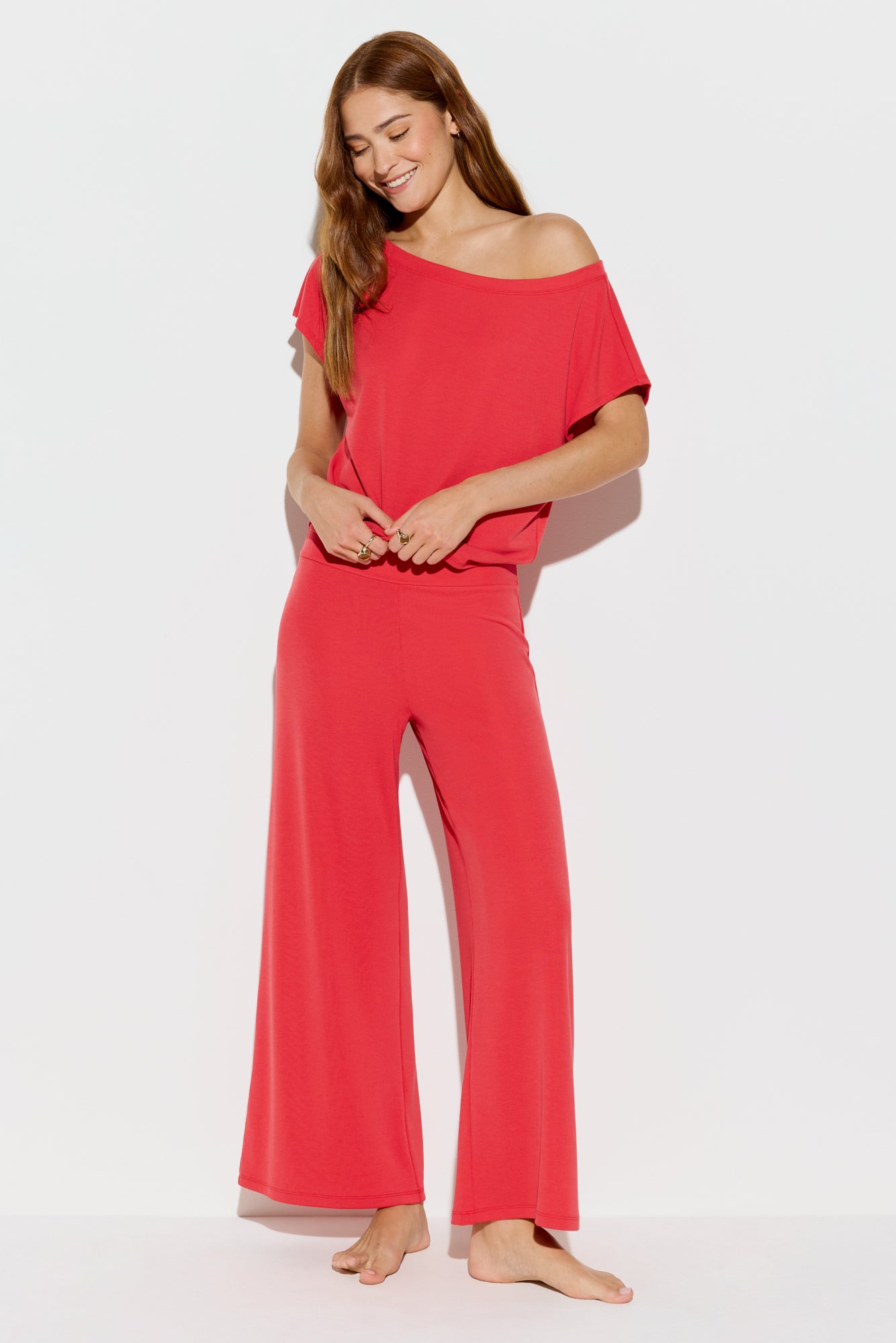 Zen Rib Journey Wide Leg Pant