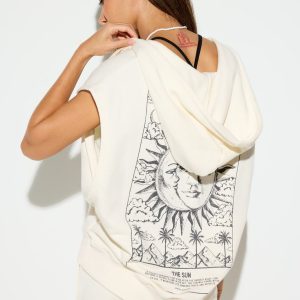 Ocean Sleeveless Hoodie