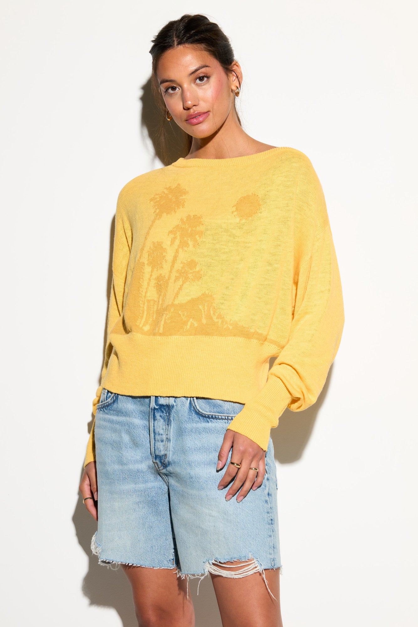 Telepathic Devon Off Shoulder Sweater