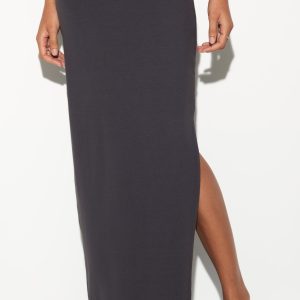 Raquel Rib Maxi Skirt