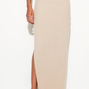 Raquel Rib Maxi Skirt