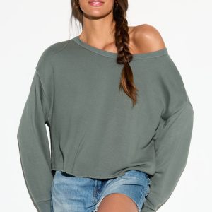 Bella Off Shoulder Sweatshirt