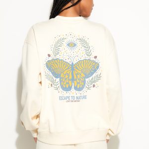 222 Butterfly La Brea Crew Sweatshirt