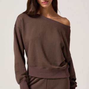 La Vida Off The Shoulder Sweatshirt