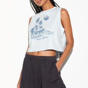 Telepathic Crawford Crop Tank