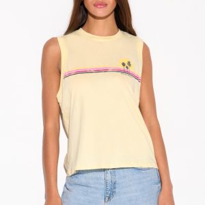 Sunset Stripe Bowery Tank
