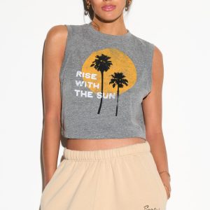 Shady Palm Crawford Crop Tank