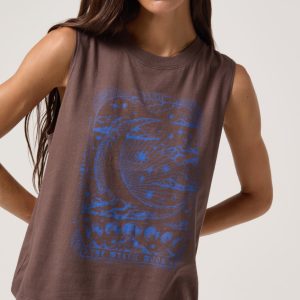 Mystic Moon Vibe Cotton Tank