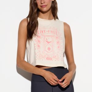 Live Free Spirit Crop Tank