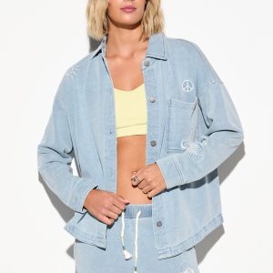 Eye Bloom Sunny Button Down