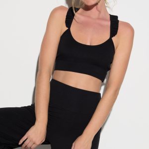 Zen Rib Sunny Ruffle Bralette