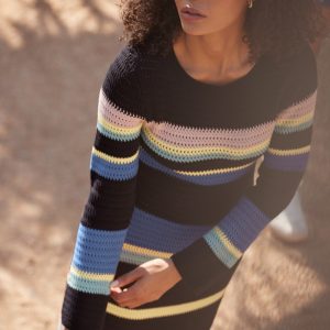 Giselle L/S Crochet Dress