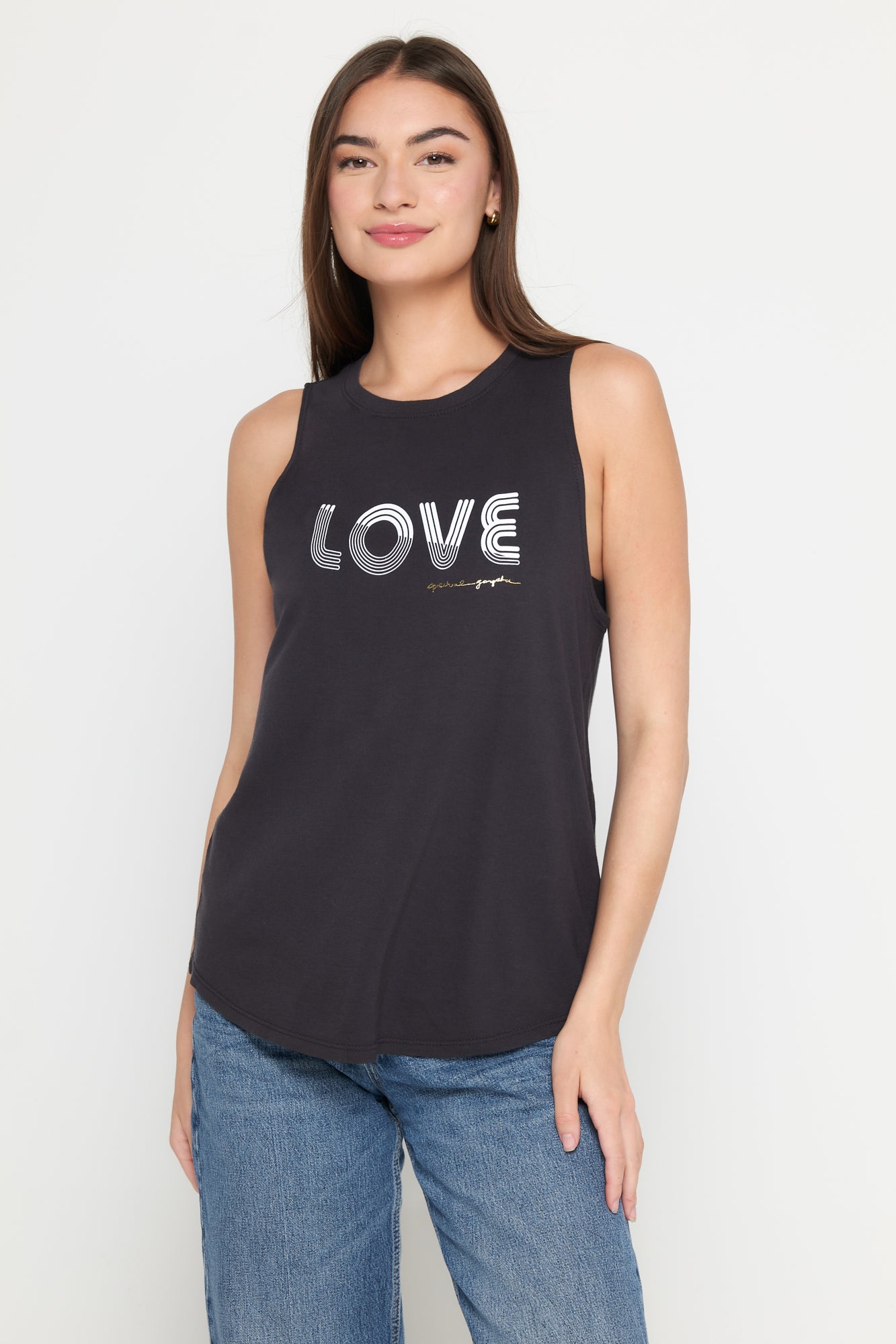 Love Lines Jade Muscle Tank