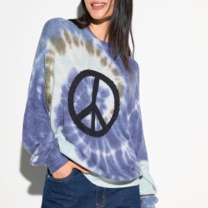 Peace Tie Dye Maude Sweater