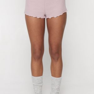 Ballet Rib Ruffle Edge Short