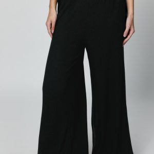 Ballet Rib Wide Leg Pant