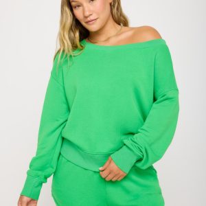 La Vida Off Shoulder Sweatshirt