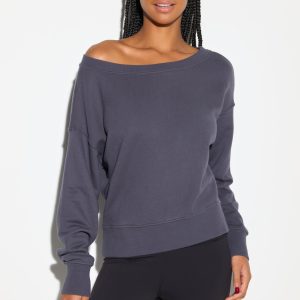 La Vida Off Shoulder Sweatshirt