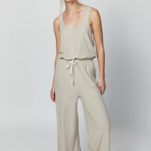 Ballet Rib Wide Leg Perfect Jumpsuit
