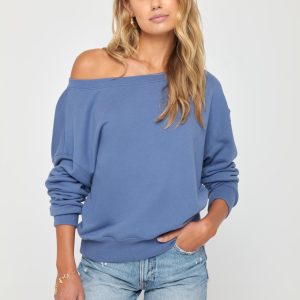 La Vida Off Shoulder Sweatshirt